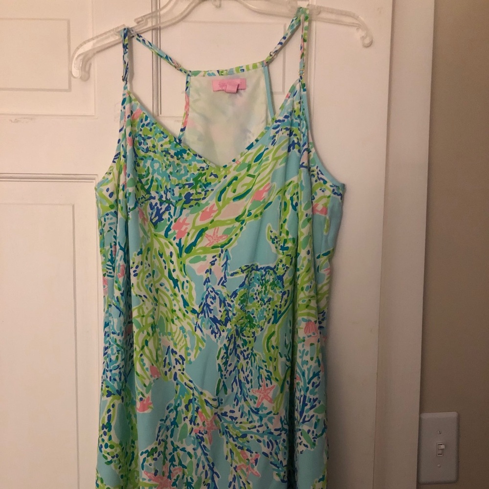 Lily Pulitzer floral silk dress